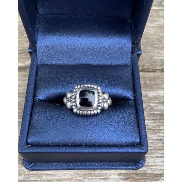 unbranded Other - Vintage sterling Silver Onyx Ring Size 5.5 Boho Tribal